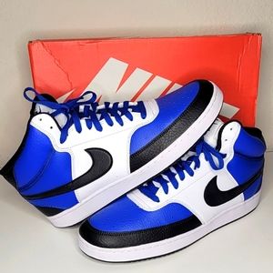 Nike Court Vision Mid NBA Mens Shoe's Size 11.5 Royal/ Black/ White DM1186 400